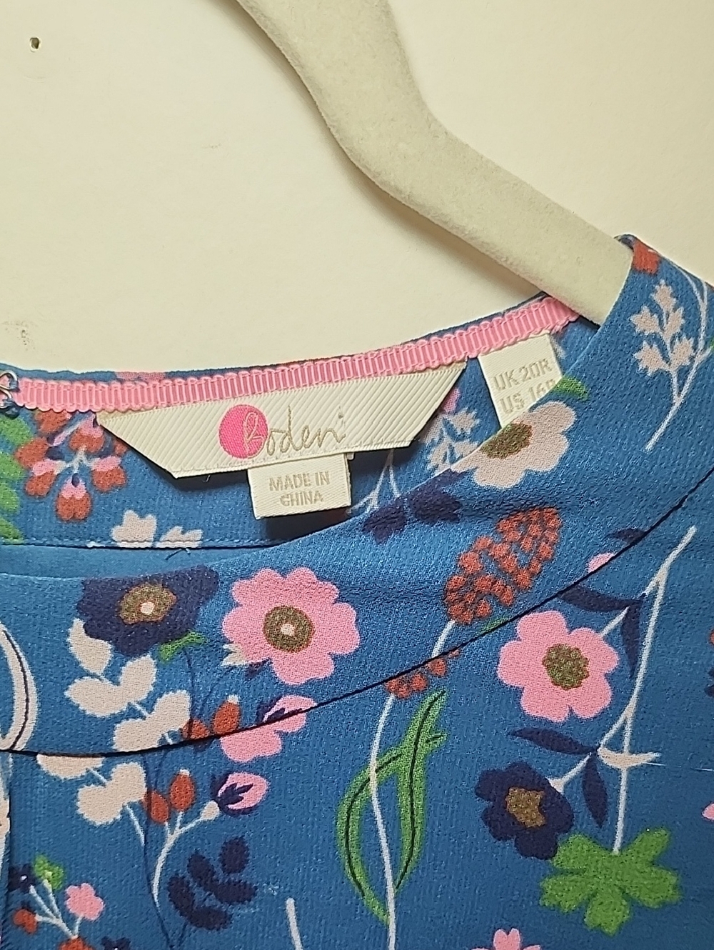 Boden Ellen Floral Maxi Dress  Baltic Botany floral print Size 16 - Picture 11 of 16